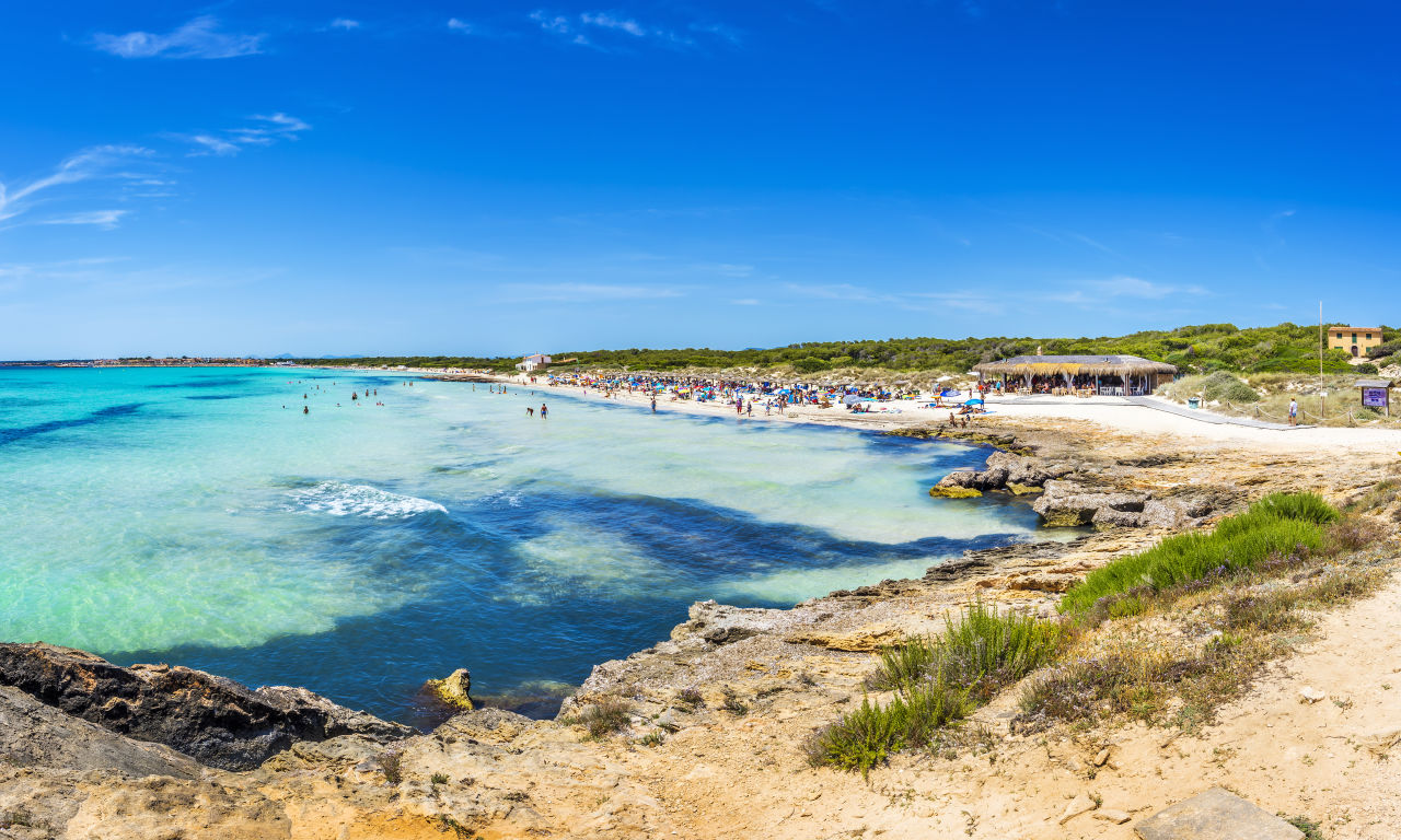 Platja Es Trenc Strand Mallorca Spanien